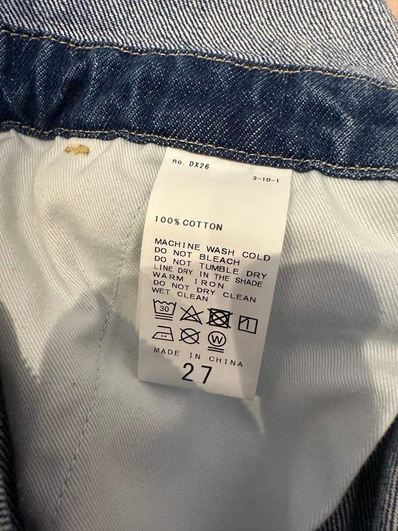 spick&span ファイブアンドハーフ　オーバーオールデニム