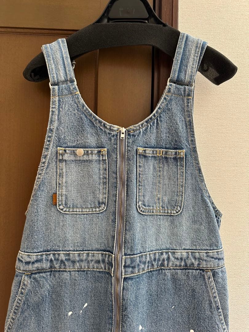 spick&span ファイブアンドハーフ　オーバーオールデニム