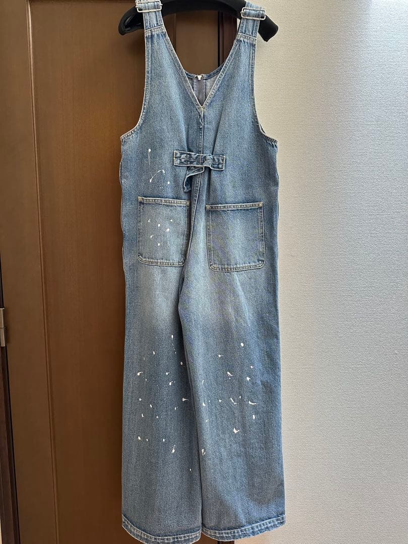 spick&span ファイブアンドハーフ　オーバーオールデニム