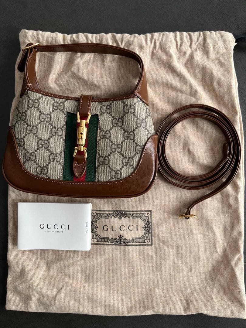 GUCCI GGパターン ショルダーバッグ　　ジャッキー