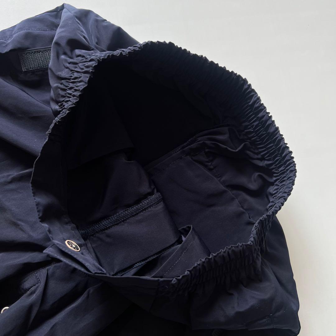 Pearly gates パーリーゲイツ　レインウェア　雨具　ゴルフ　紺　ロゴ