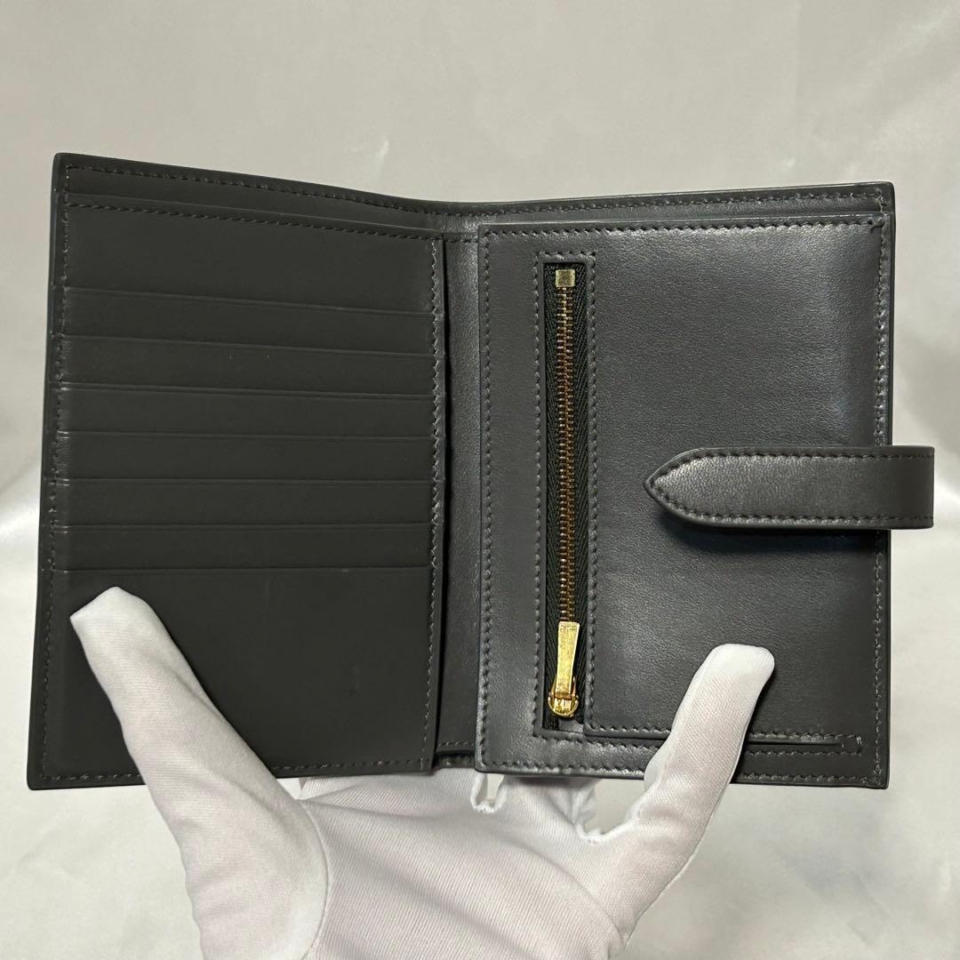 【CELINE】美品 保存袋付 ストラップウォレット ミディアム 二つ折り 財布