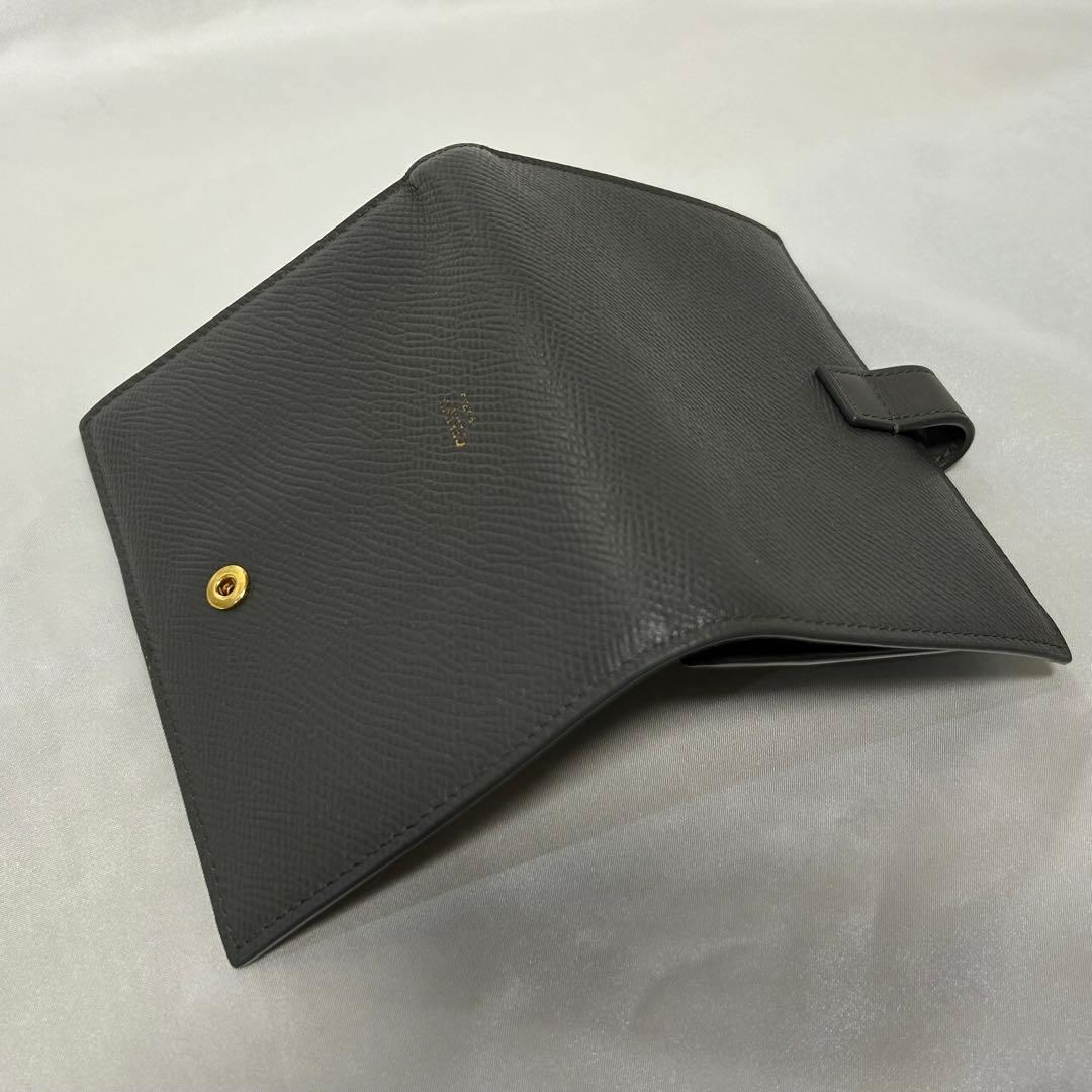 【CELINE】美品 保存袋付 ストラップウォレット ミディアム 二つ折り 財布