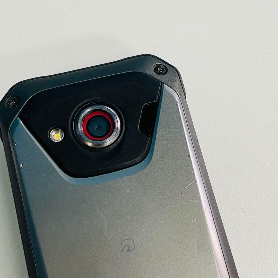 au TORQUE X01 折りたたみ式携帯電話 シルバー/ブラック