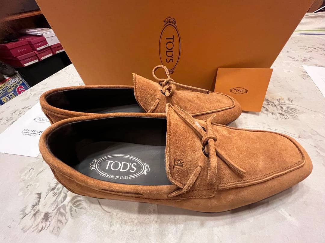 TOD’S トッズ　メンズ　スウェード　7