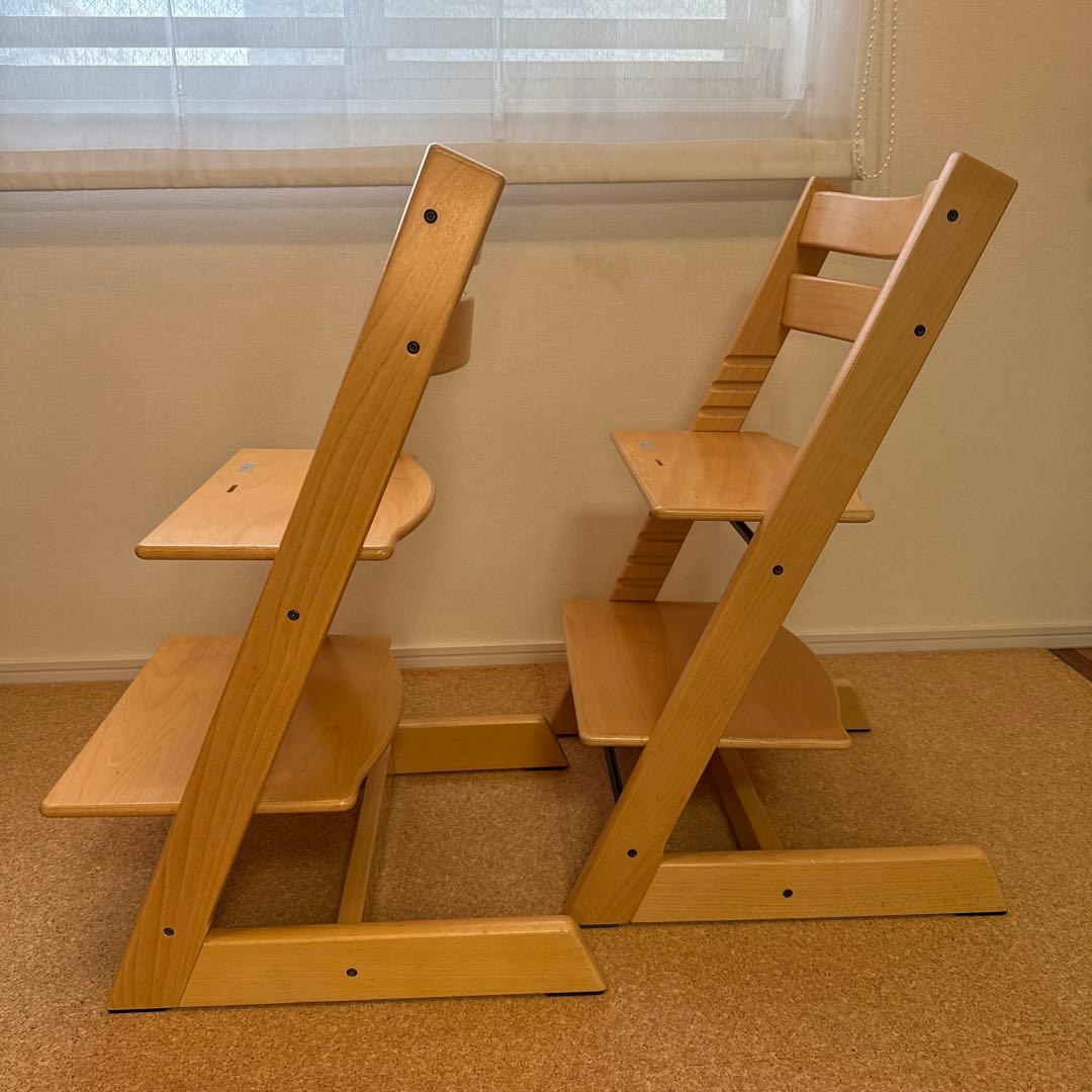 ストッケ トリップトラップ ナチュラル 2台