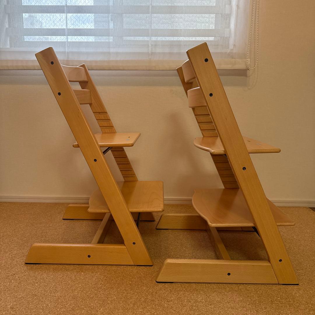 ストッケ トリップトラップ ナチュラル 2台