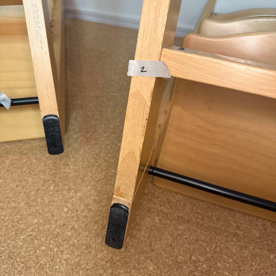 ストッケ トリップトラップ ナチュラル 2台