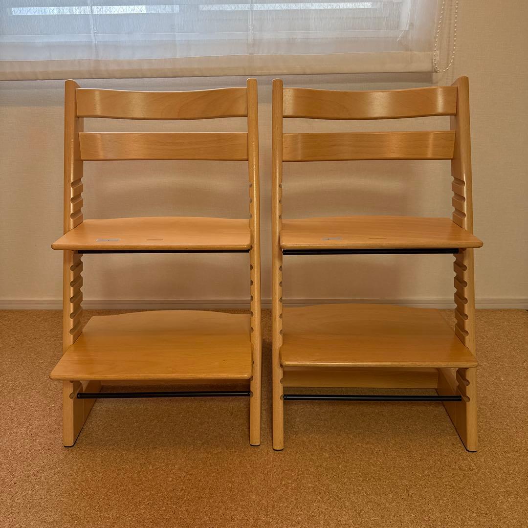 ストッケ トリップトラップ ナチュラル 2台