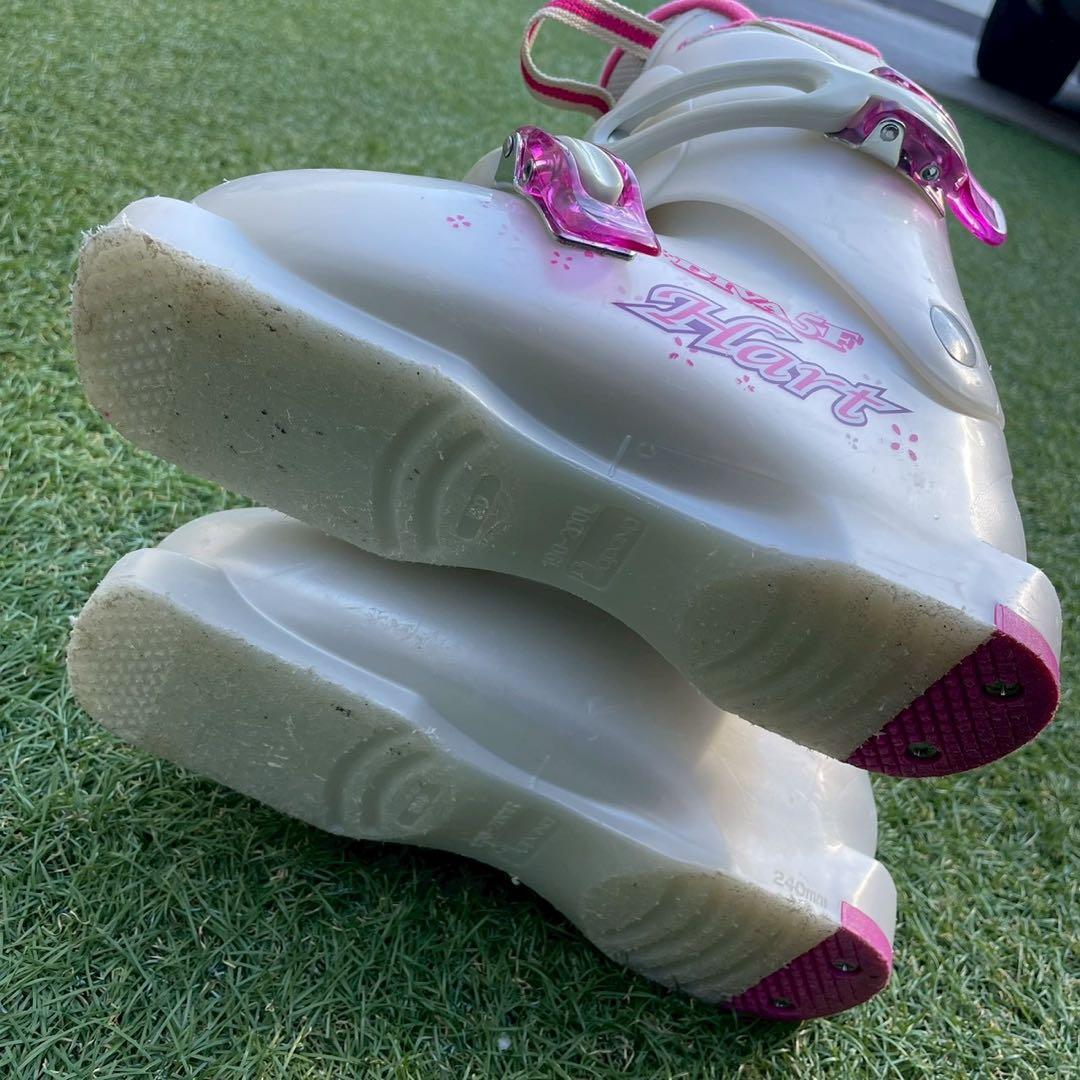 スキー　子ども　ジュニア　3点セット　スキー板　ブーツ　ストック　女の子