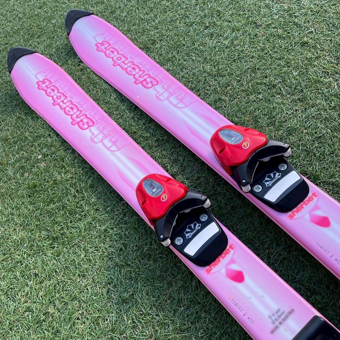 スキー　子ども　ジュニア　3点セット　スキー板　ブーツ　ストック　女の子