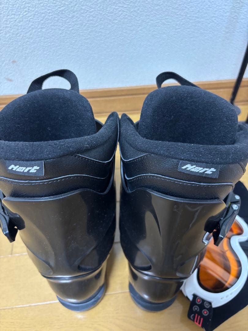 ジュニアスキー板136cm3点セット 付属品