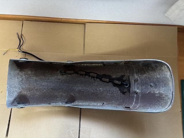 SR400 純正 リアフェンダー WM ルーカステールランプ付き