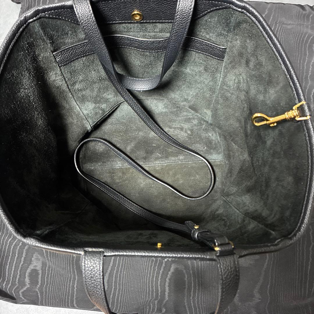 ★CELINE ブラックレザートートバッグ★