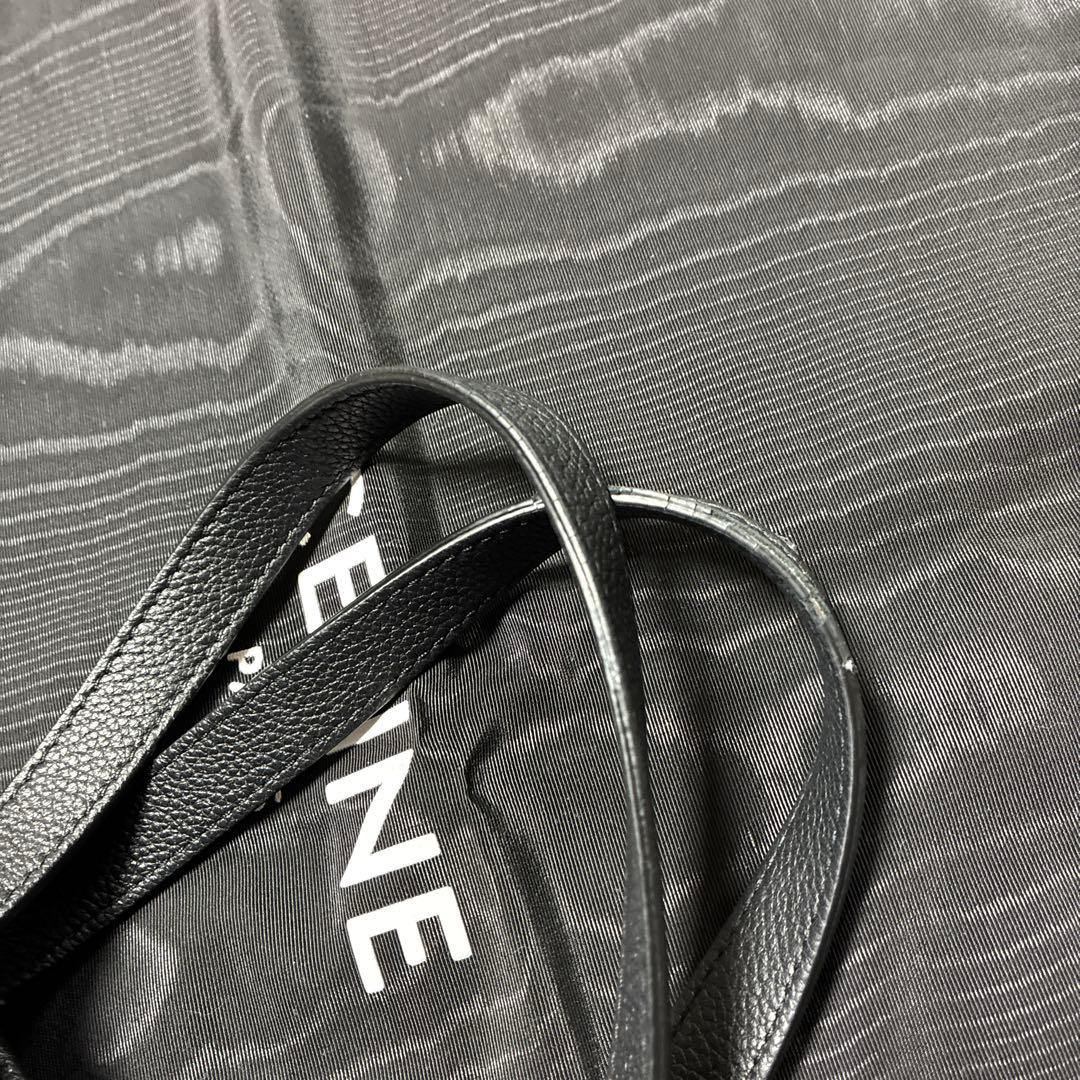 ★CELINE ブラックレザートートバッグ★