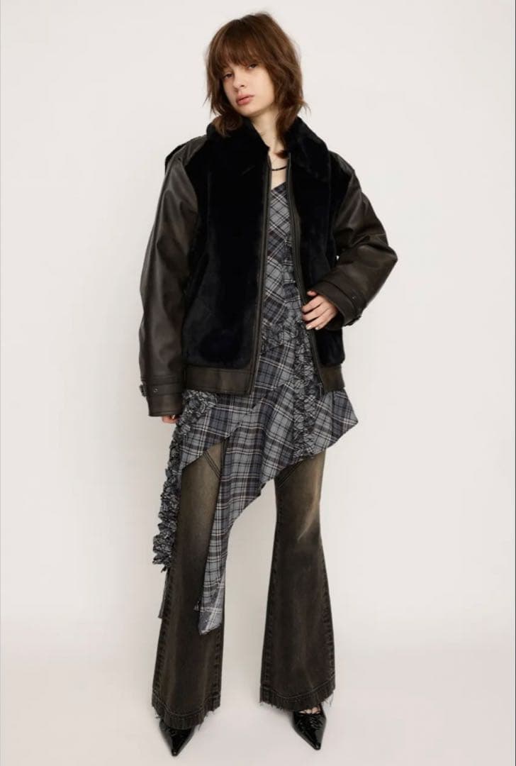 SLY FAUX FUR DOCKING G-1 ジャケット