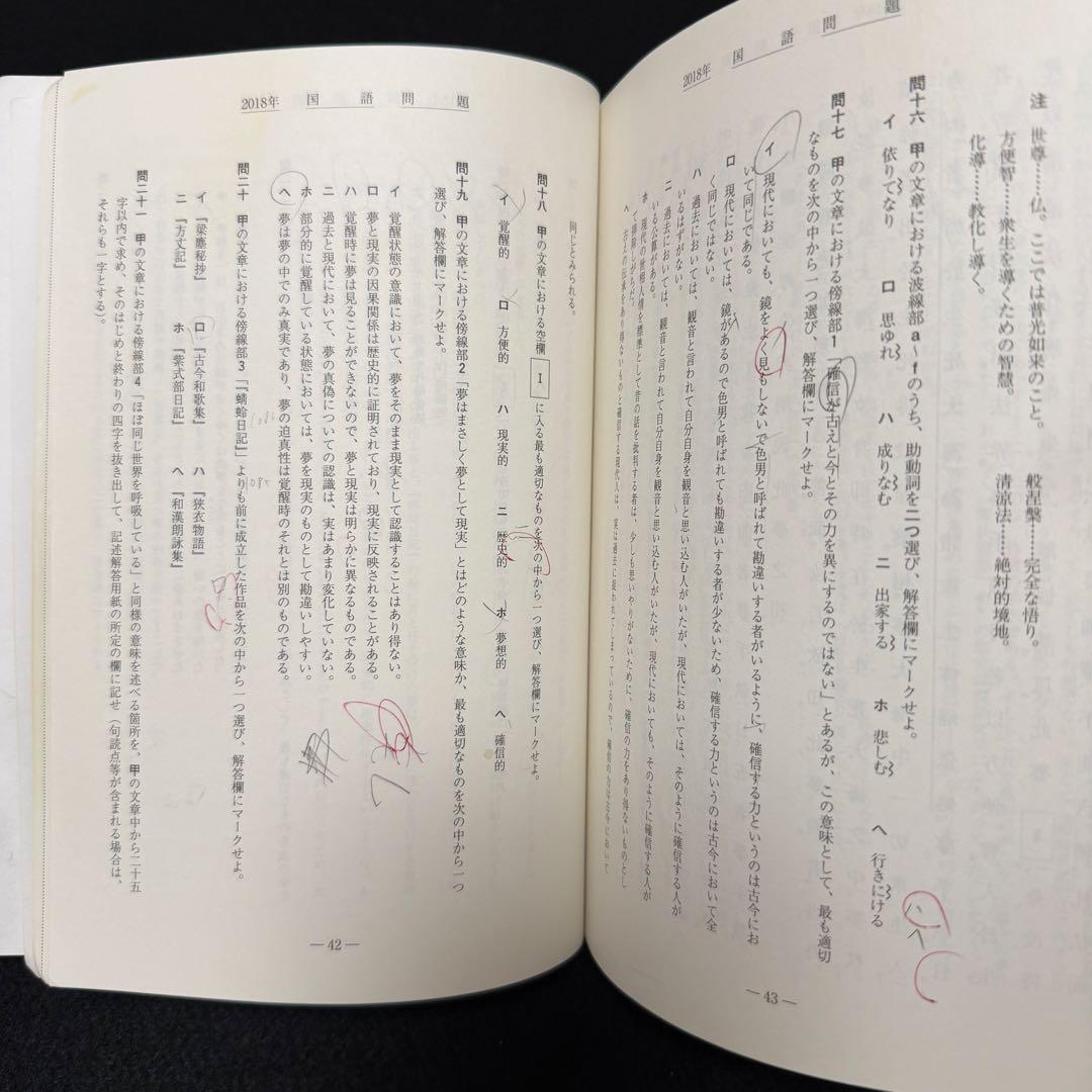 青本　早稲田大学　文化構想学部　2003年～2024年　22年分　駿台予備学校