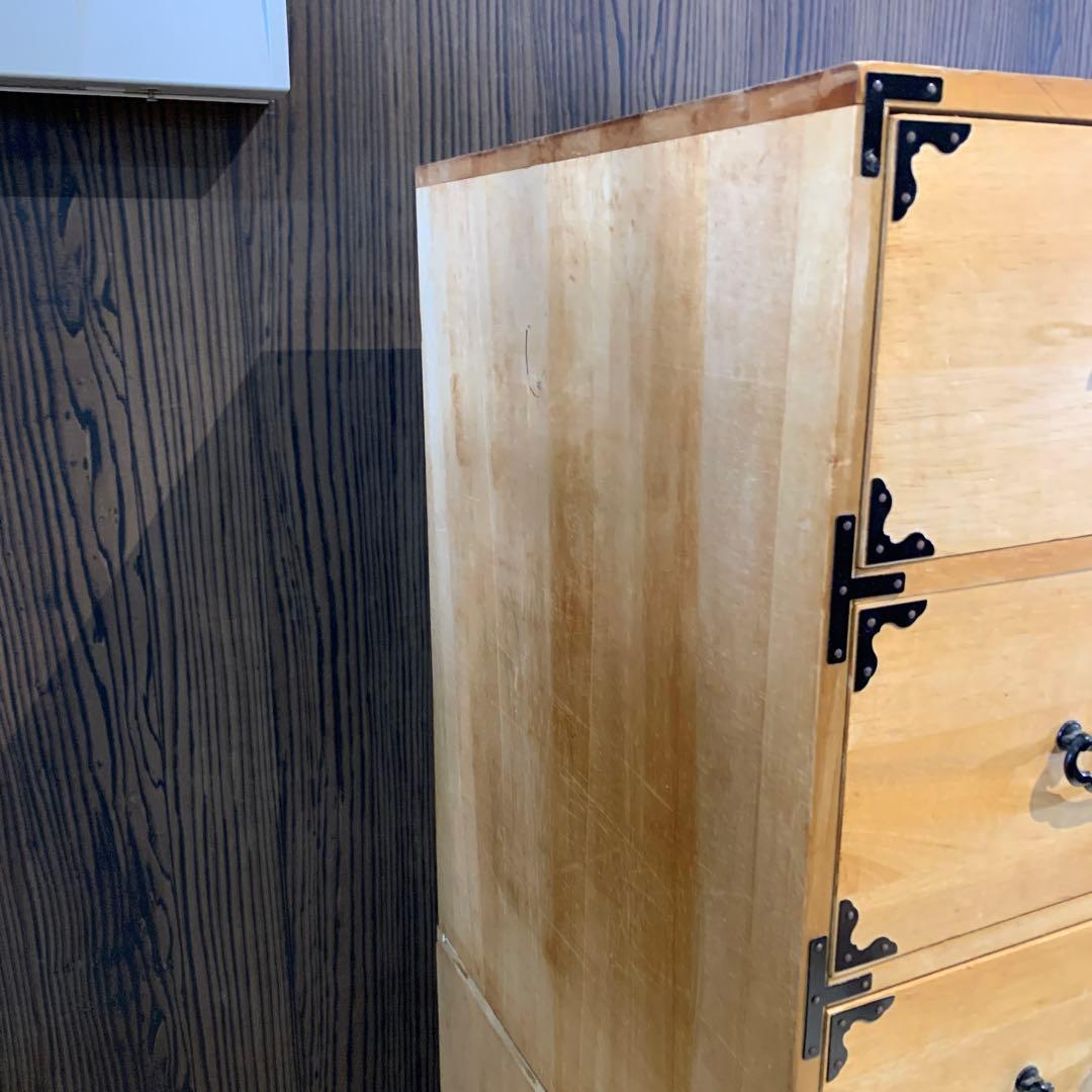 2分割　桐タンス 6引き出し