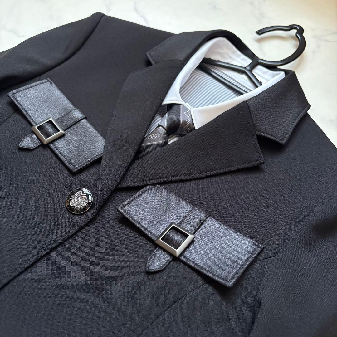 エルアンノアール ブラックショートジャケットハイウエストスカート150