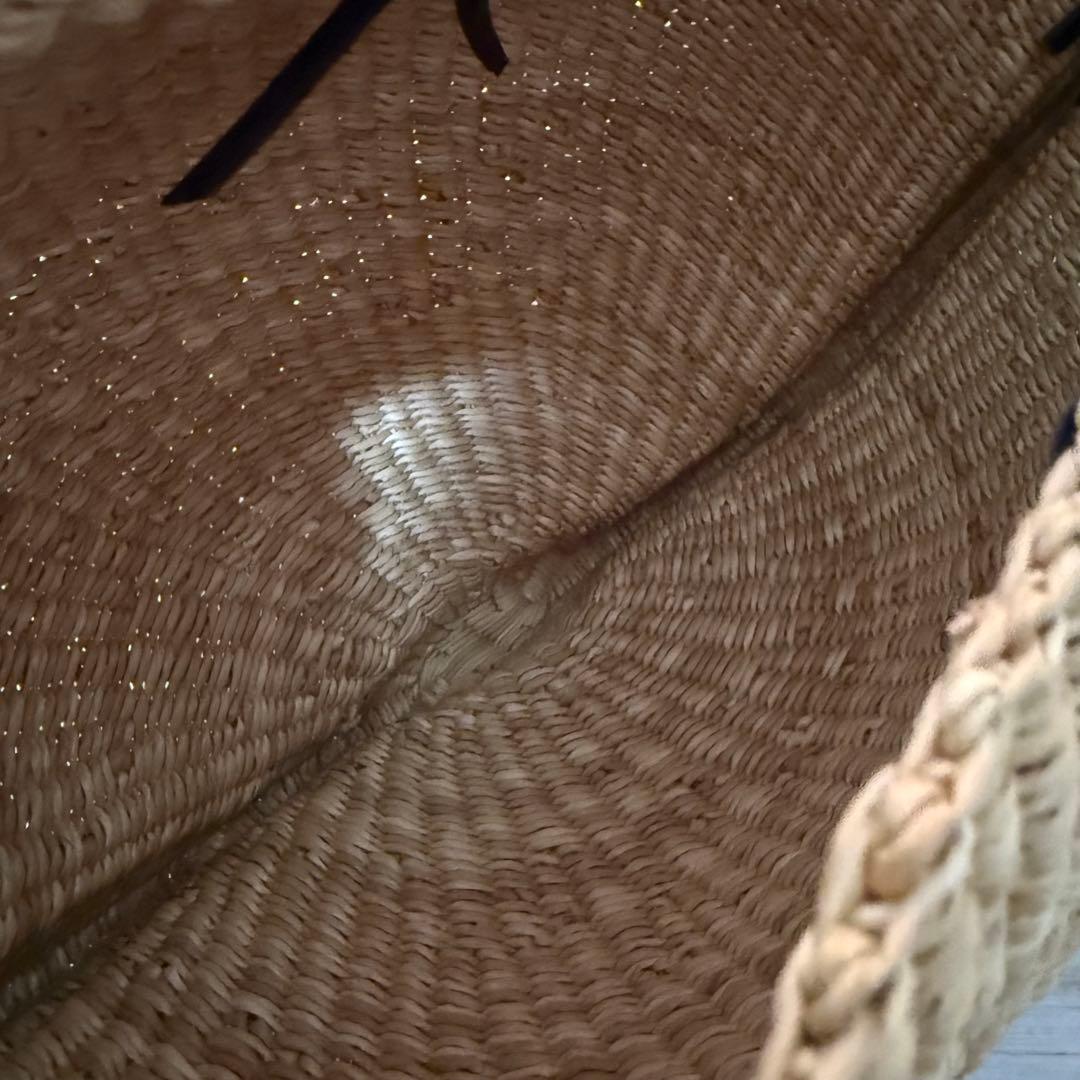 新品 イネスブレッサンド　MEDIUM WALNUT かごバッグ