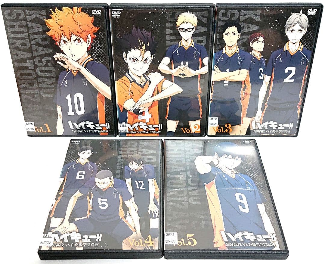 ケース無し//ハイキュー!!【1期～4期】DVD 全29巻セット