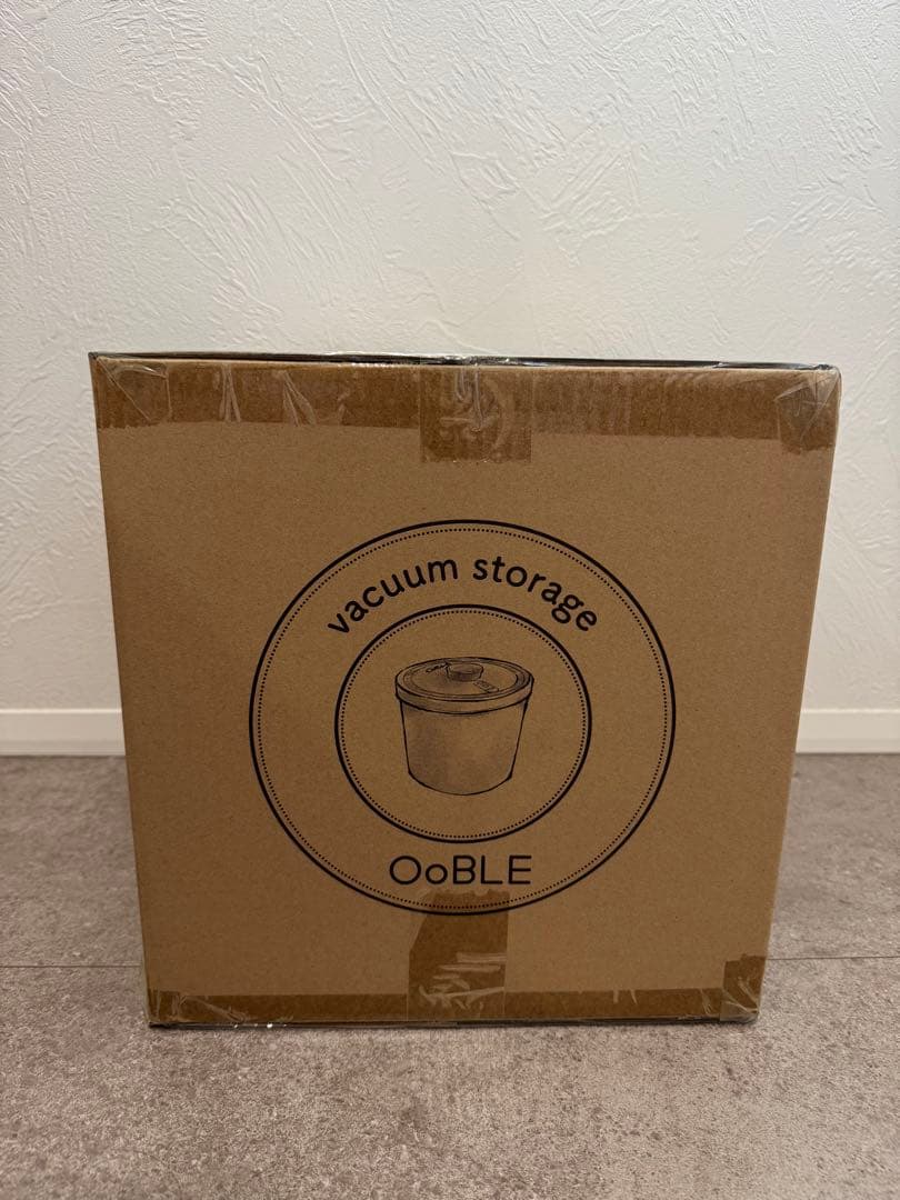 【新品未使用未開封】OoBLE オーブル 真空保存容器 BLACK 13L