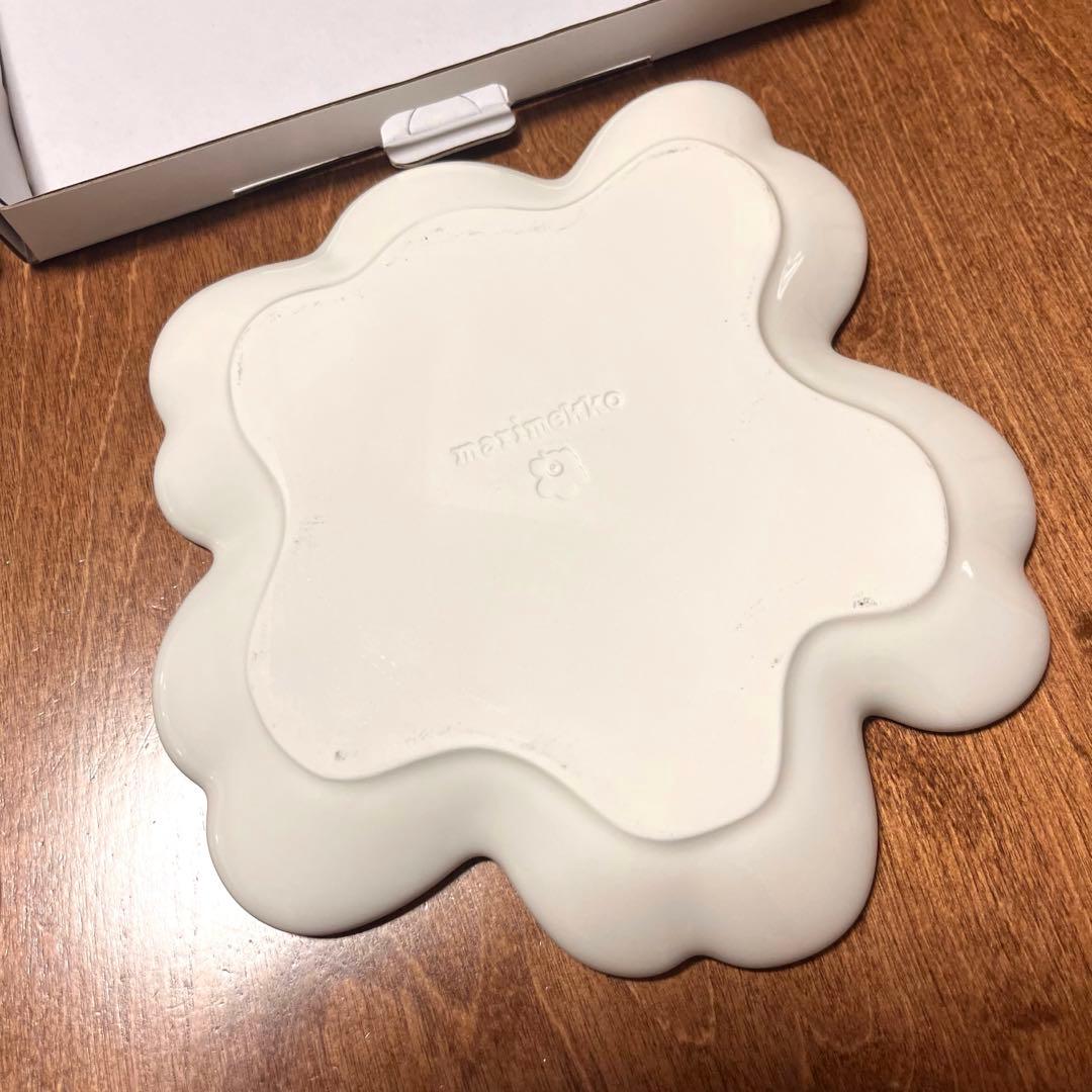 【新品】marimekko UNIKKO60 Plate 20cm White②