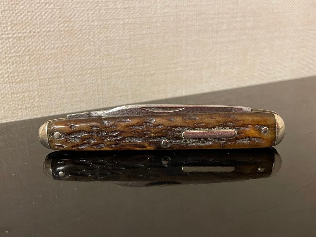 アンティークナイフ　チャレンジ　カトラリー社 イコールエンドナイフ　2枚刃