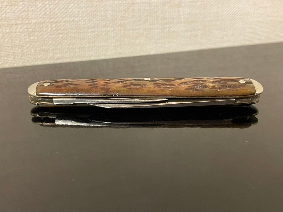 アンティークナイフ　チャレンジ　カトラリー社 イコールエンドナイフ　2枚刃