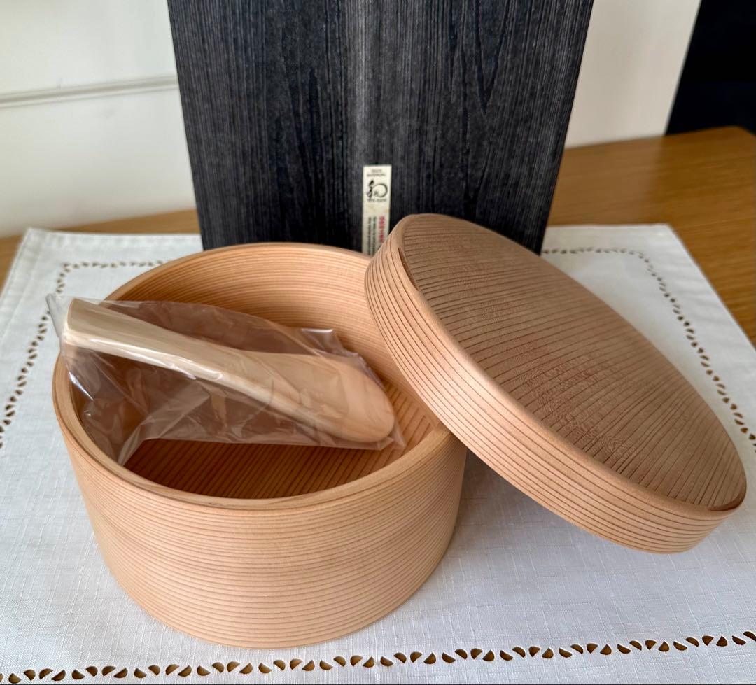 大館工芸社　おひつ　曲げわっぱ　新品未使用 六寸木地仕上　2合