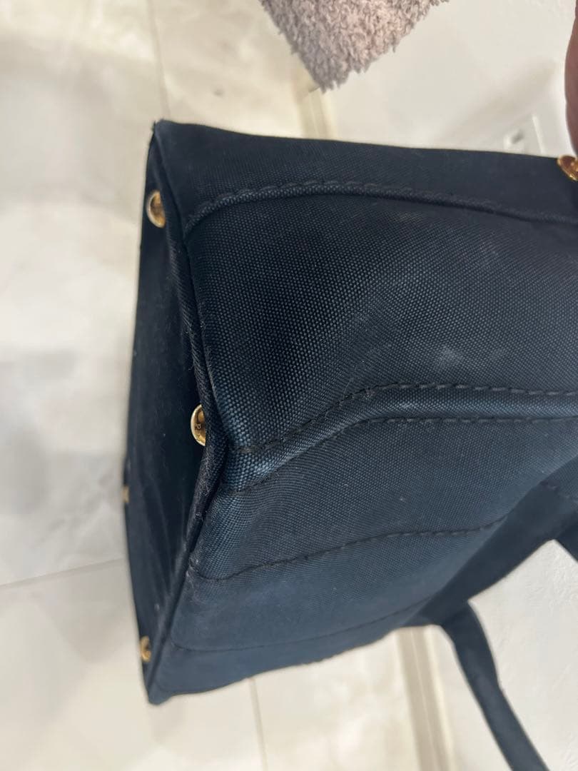 プラダ　PRADA カナパ　ブラックSサイズ