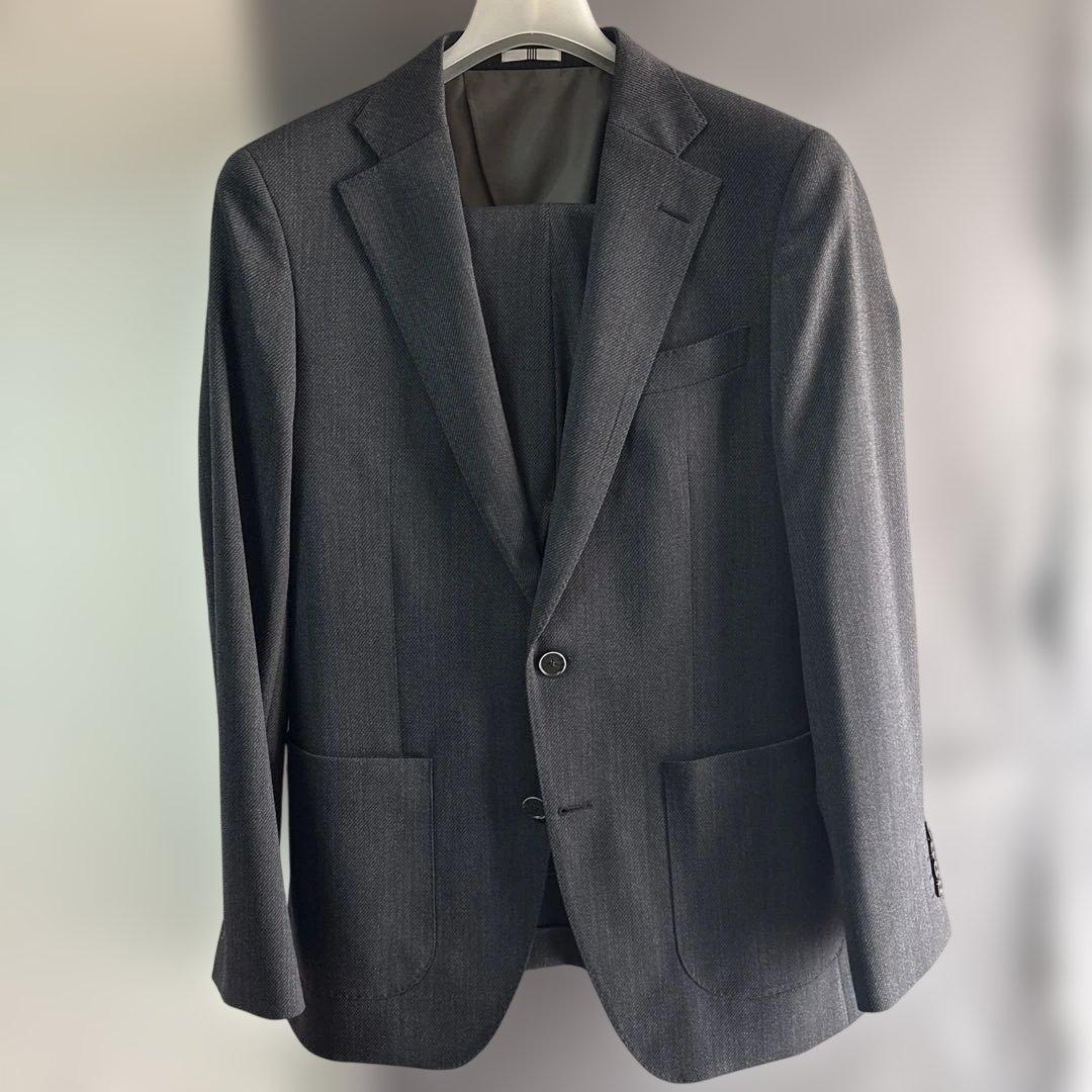 【美品】スーツセレクト　上下セット　LLサイズ　グレー　2025年購入