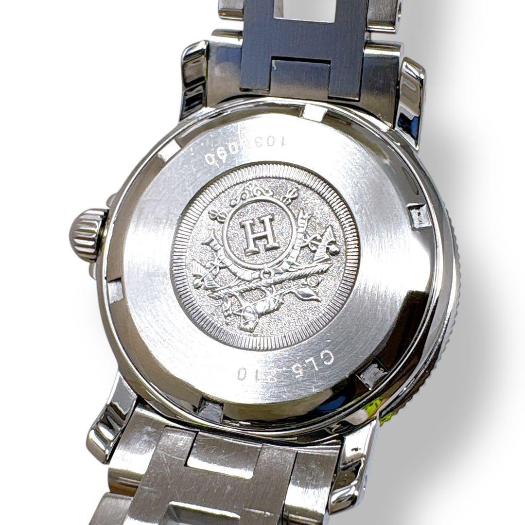 エルメス クリッパー ダイバー CL5.210 ホワイト レディース 時計 美品