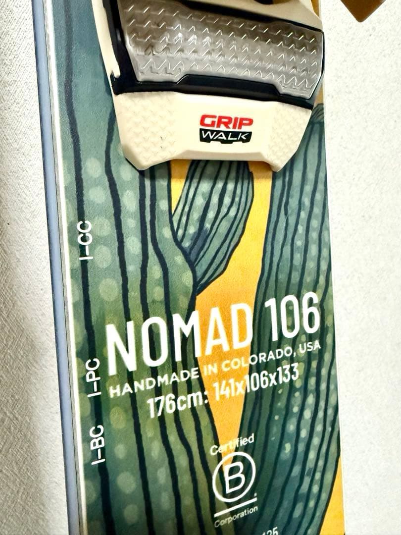 スキー ICELANTIC NOMAD 106 176cm