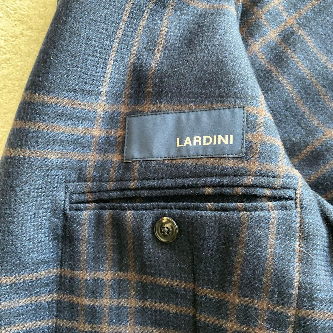 ぶぅ LARDINI ラルディーニ ジャケット ウィンドウペーン 52 紺
