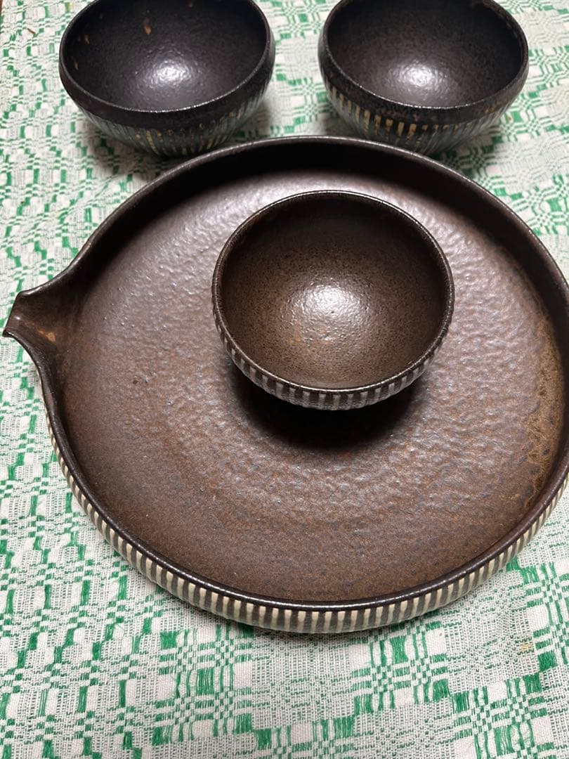 増渕実篤　トクサ　4個セット ダークブラウン