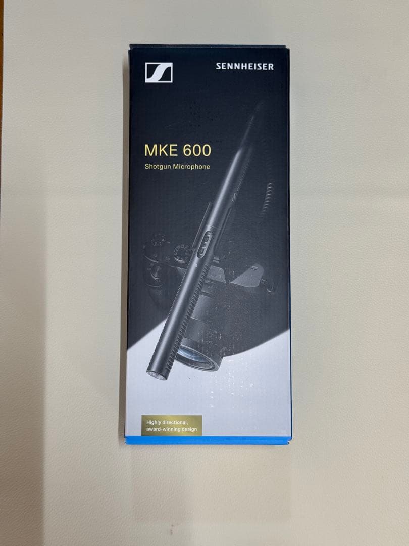 未使用未開封　Sennheiser MKE 600 ショットガンマイク