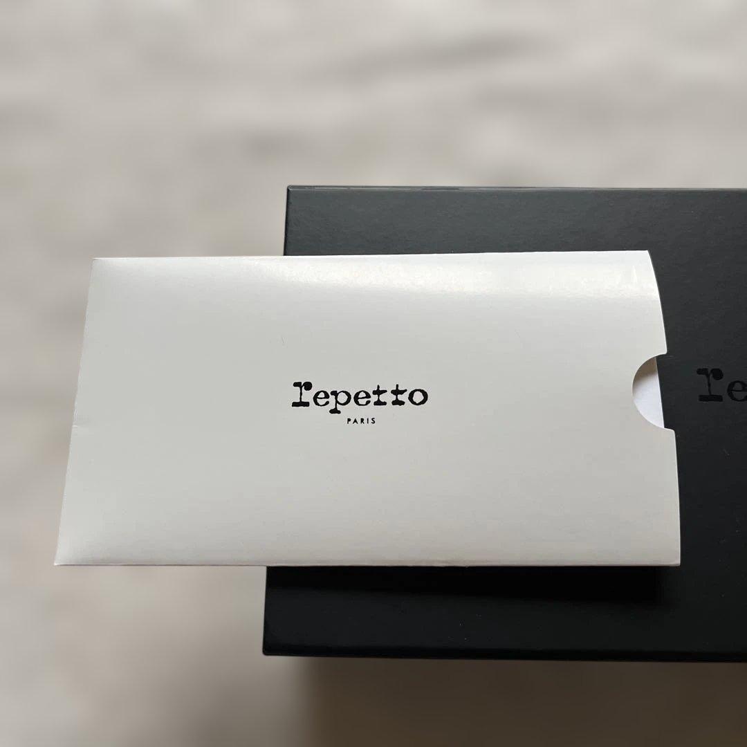 repetto ネイビー バレエシューズ