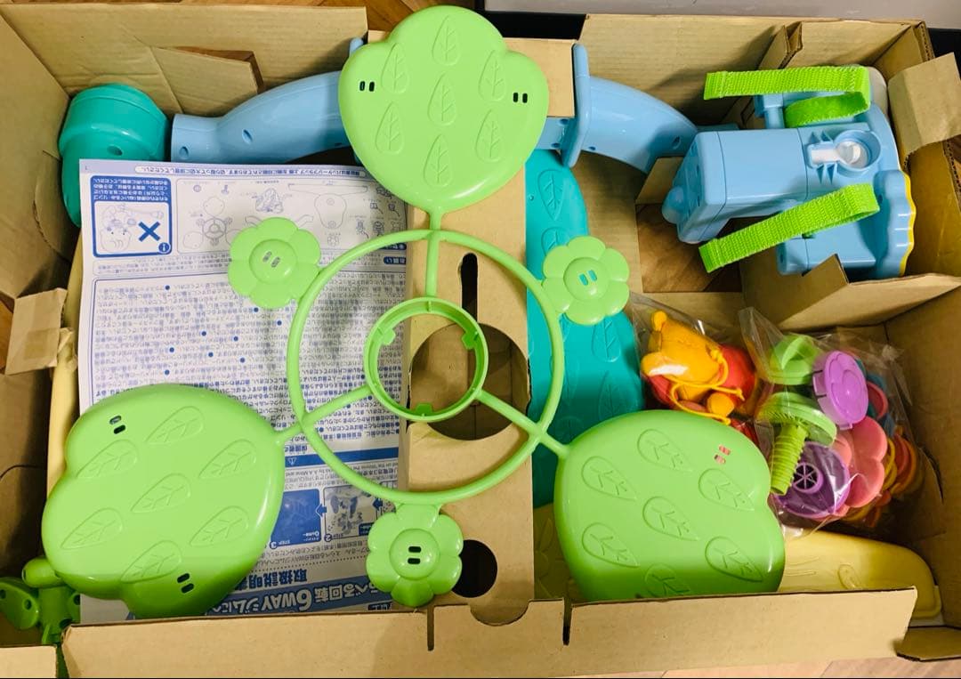 【新品・未使用】プーメリー★プーさん 6WAY ジムにへんしんメリー