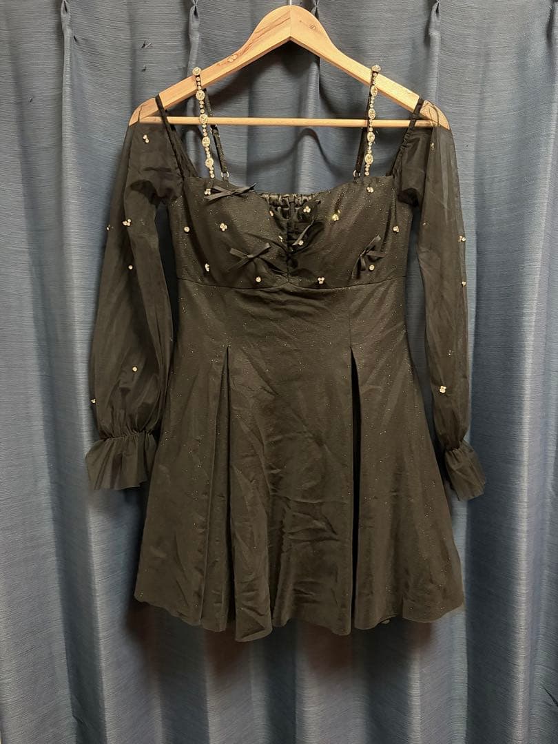 み*い様 ROBE de FLEURS オフショルダーミニドレス