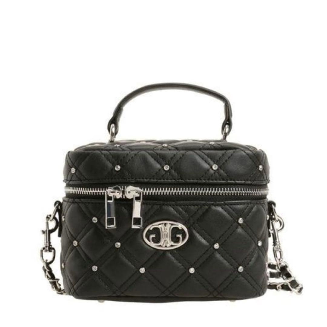 GYDA ラインストーンキルティングバッグ