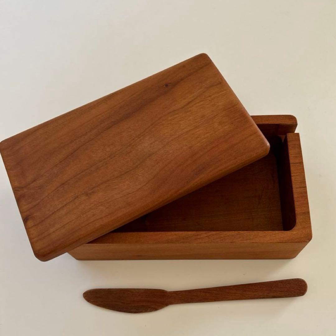 三谷龍二　木製バターケース