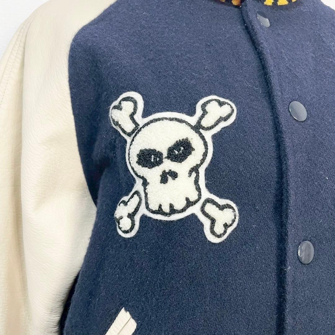 y2k❤️ HYSTERIC MINI ミニちゃん サガラ刺繍 牛革 スタジャン