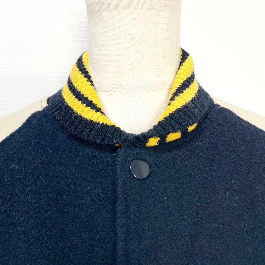 y2k❤️ HYSTERIC MINI ミニちゃん サガラ刺繍 牛革 スタジャン