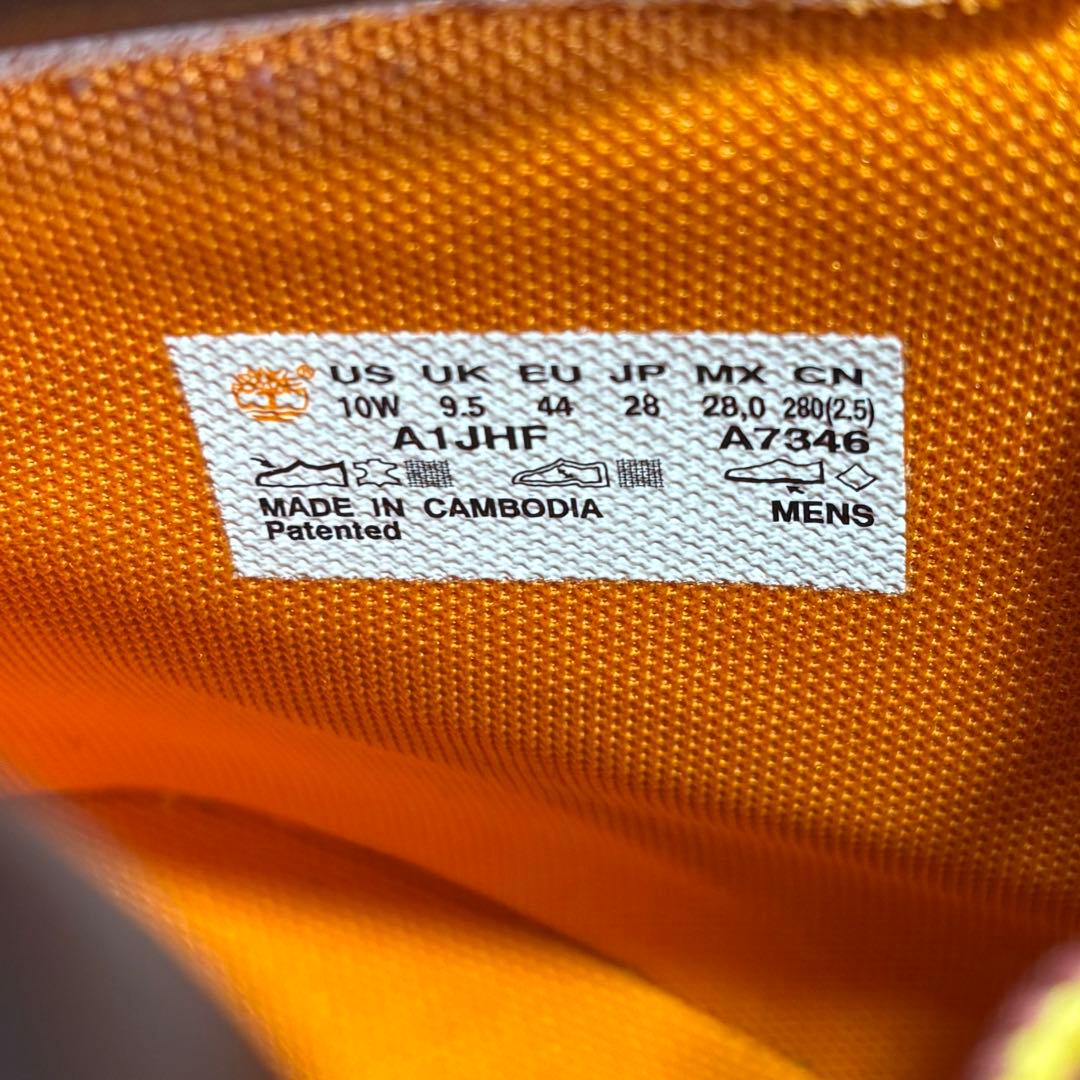 美品❣️Timberland 6インチ ブーツ ウォータープルーフ 28.0