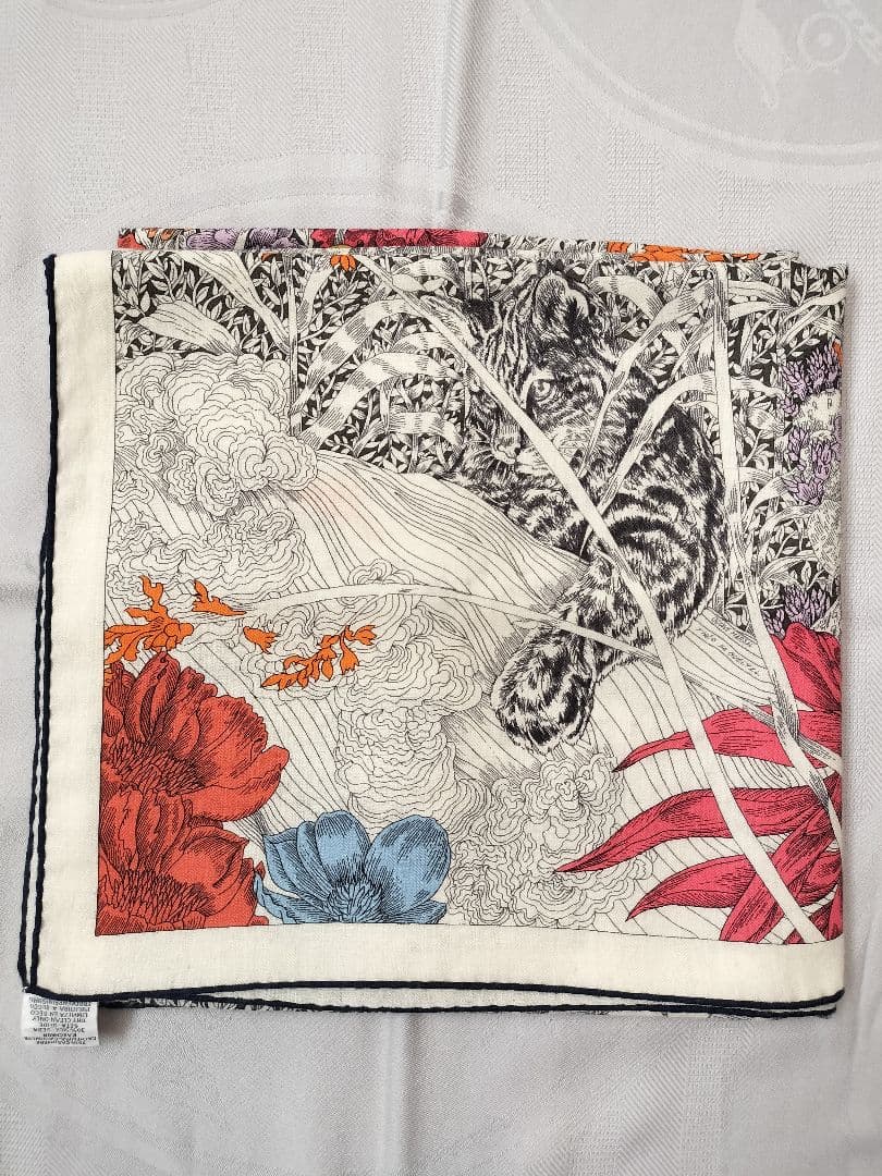 エルメス HERMES カレジェアン カシミアシルク 自然回帰