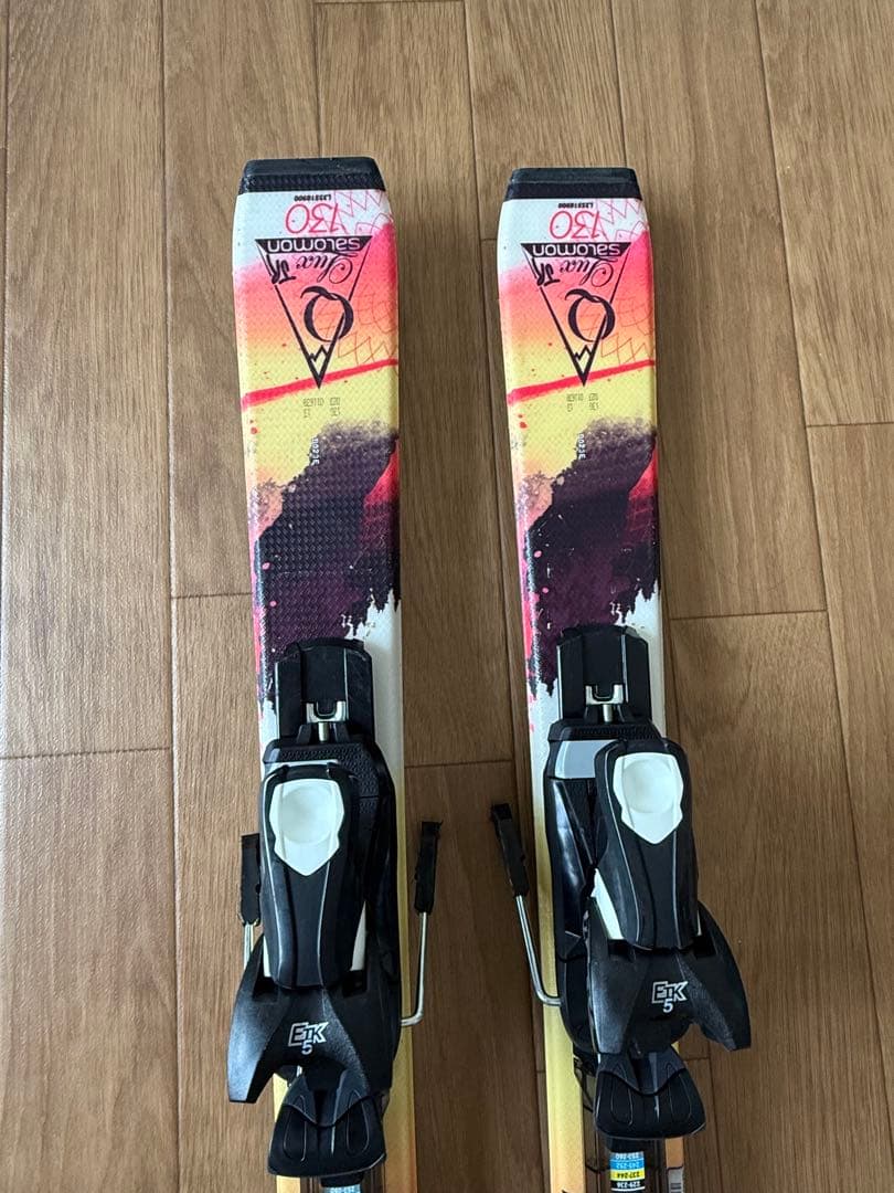 Salomon Q-Lux JR スキー板セット（ブーツ・ポール付き）