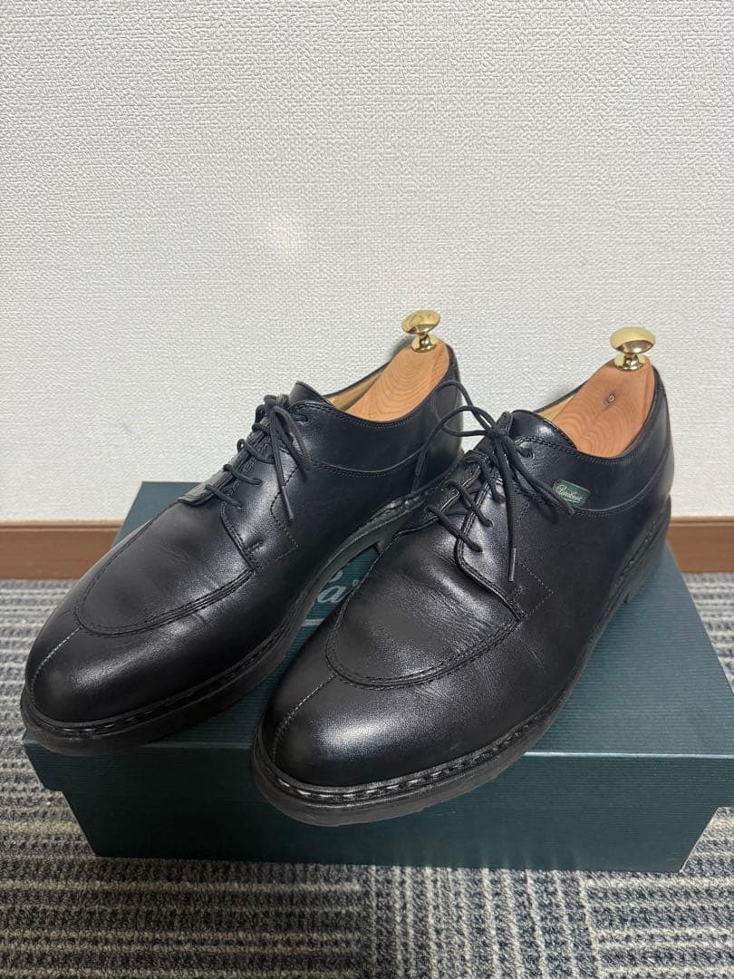 パラブーツ アヴィニョン UK8 シューツリー付き