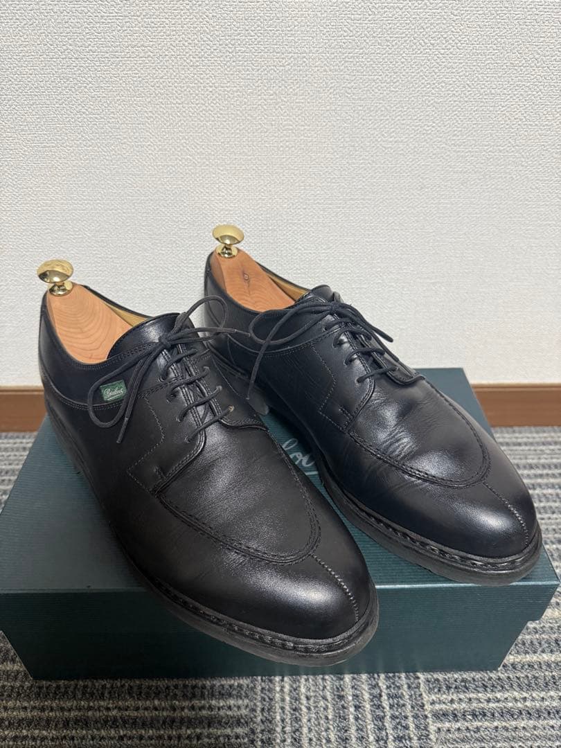 パラブーツ アヴィニョン UK8 シューツリー付き