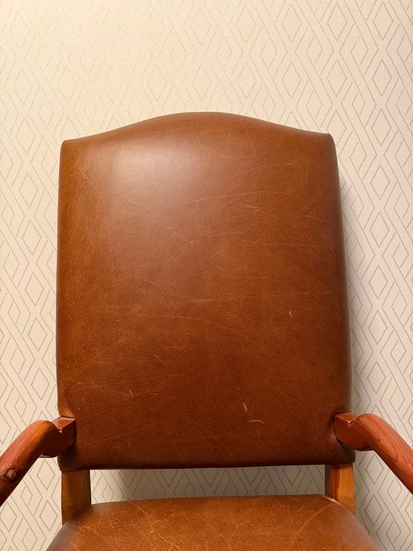 ポロラルフローレン　ブラウンレザー　アームチェア